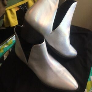 Silver Women's Ankle Boots- Free People